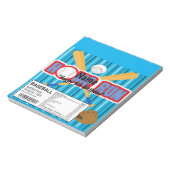 Bloc-note Homerun Baseball Anniversaire Candy Bar Wrapper Fa (Tourné)