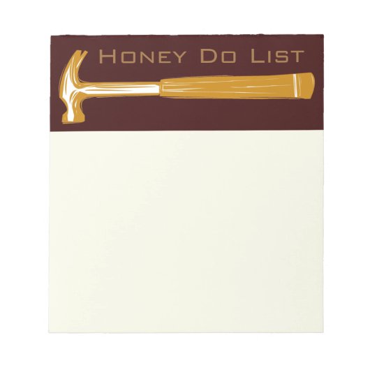 Bloc-note Honey Do List (Devant)