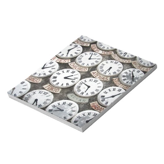 Bloc-note Horloge internationale (Tourné)