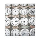 Bloc-note Horloge internationale (Devant)