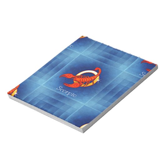 Bloc-note horoscope de scorpio (Tourné)