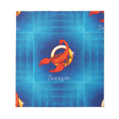 Bloc-note horoscope de scorpio (Devant)