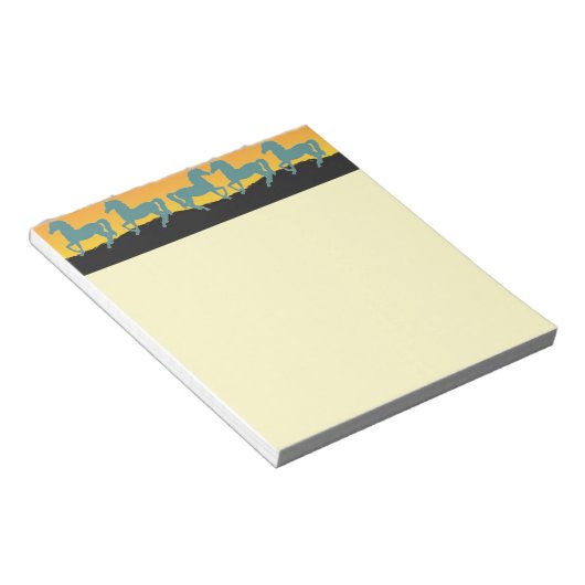Bloc-note Horses NotePad (Incliné)