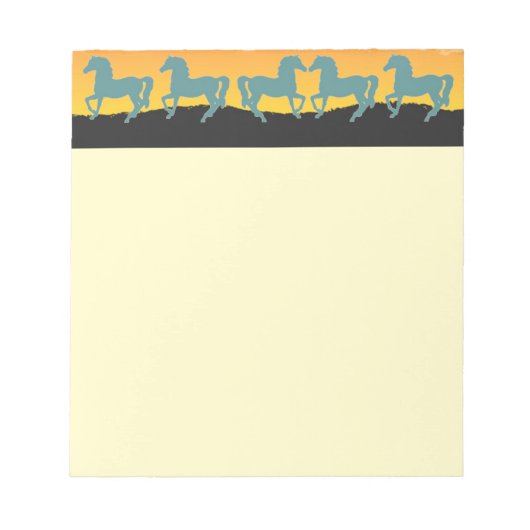Bloc-note Horses NotePad (Devant)