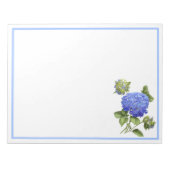 Bloc-note Hortensias bleus (Devant)