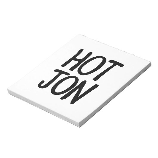 BLOC-NOTE HOT JON (Tourné)
