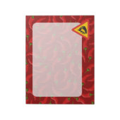 Bloc-note Hot pepper danger (Tourné)