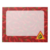 Bloc-note Hot pepper danger (Devant)