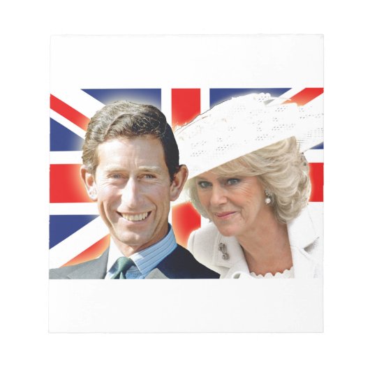 Bloc-note HRH Prince Charles et HRH Duchess of Cornwall (Devant)