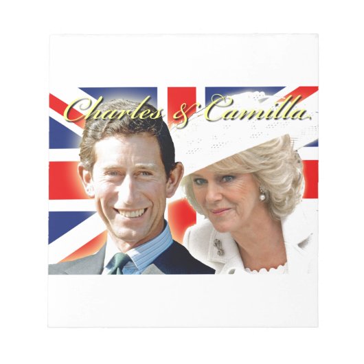 Bloc-note HRH Prince Charles et HRH Duchess of Cornwall (Devant)