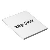 Bloc-note http://ster / code html (Incliné)