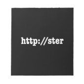 Bloc-note http://ster / code html (Devant)