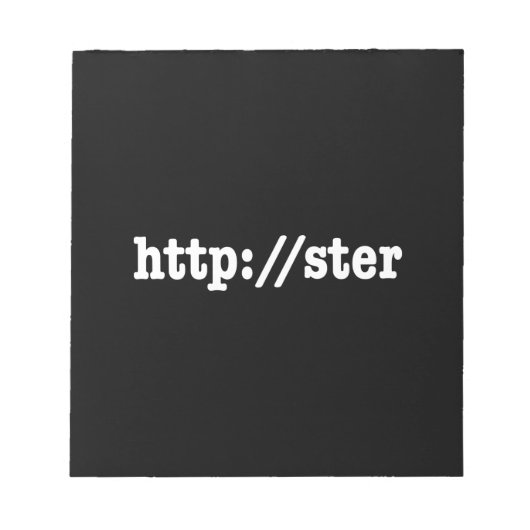 Bloc-note http://ster / code html (Devant)