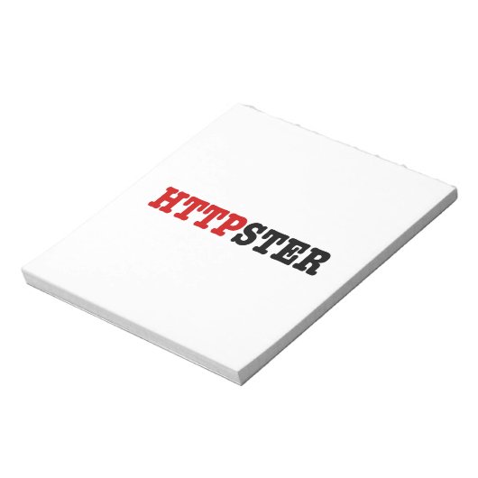 BLOC-NOTE HTTPSTER (Tourné)