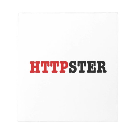 BLOC-NOTE HTTPSTER (Devant)