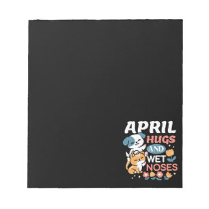 Bloc-note Hugs, Nez Humide et Vibes de Printemps - Animaux d