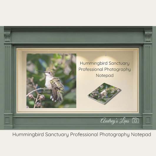 Bloc-note Hummingbird Sanctuary Professional Photography 