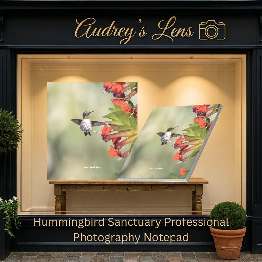 Bloc-note Hummingbird Sanctuary Professional Photography 