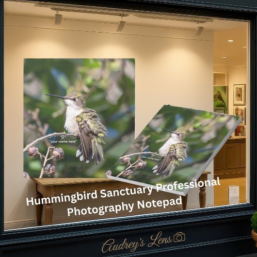 Bloc-note Hummingbird Sanctuary Professional Photography