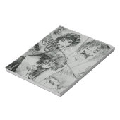 Bloc-note humoristique visage visage expression du visage (Tourné)