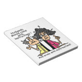 Bloc-note Humour d'attitude de maris et d'épouses (Incliné)