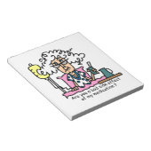 Bloc-note Humour d'effet secondaire de médicament (Incliné)