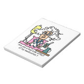 Bloc-note Humour d'effet secondaire de médicament (Tourné)