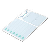 Bloc-note Humpback Whale Heart Weekly Planner (Incliné)