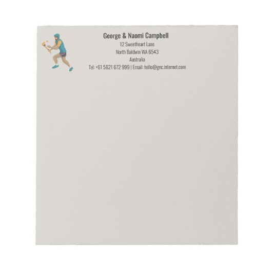 Bloc-note Hurler (Devant)