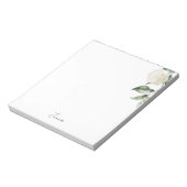 Bloc-note Hydrangea aquarelle personnalisée (Tourné)