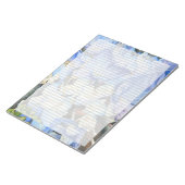 Bloc-note Hydrangea Fixe Plaque de 8,5 po x 11 po (Incliné)