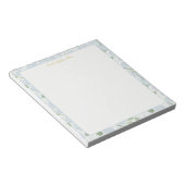 Bloc-note Hydrangea Floral Chic Grand-mère Personnalisable (Incliné)