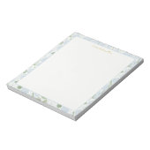 Bloc-note Hydrangea Floral Chic Grand-mère Personnalisable (Tourné)