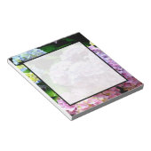 Bloc-note Hydrangea garden, rose, bleu, purple floral (Incliné)