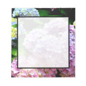 Bloc-note Hydrangea garden, rose, bleu, purple floral (Devant)