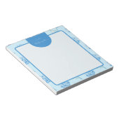 Bloc-note Hydrangea Personnalisable de Style Grandmillennial (Incliné)