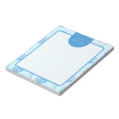 Bloc-note Hydrangea Personnalisable de Style Grandmillennial (Tourné)