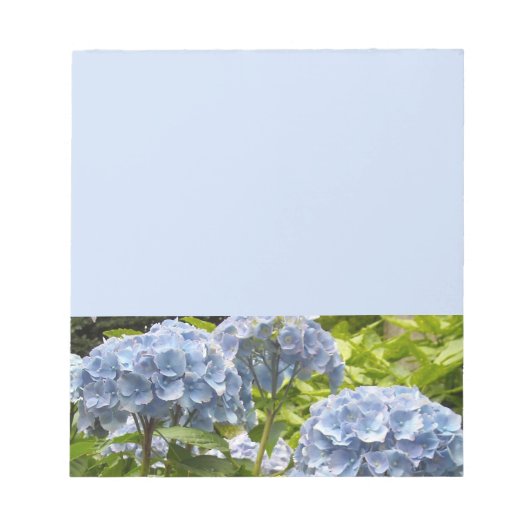Bloc-note Hydrangeas Bleu Profond (Devant)