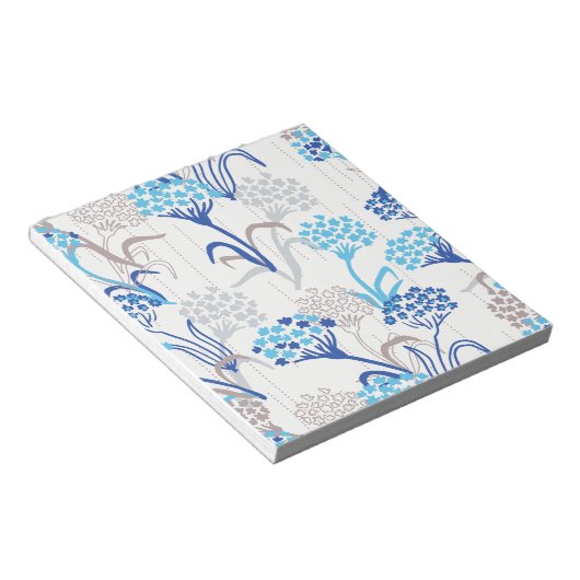 Bloc-note Hydrangée légère et aérée Motif floral (Incliné)