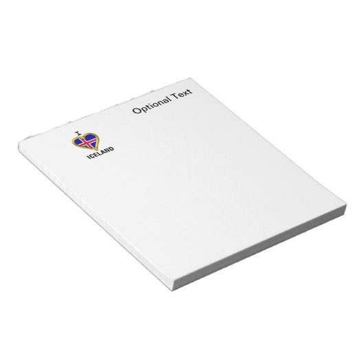 BLOC-NOTE I COEUR DE L'ISLANDE (Incliné)