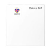 BLOC-NOTE I COEUR DE L'ISLANDE (Devant)