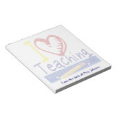 Bloc-note I (Coeur) Enseignement (Incliné)