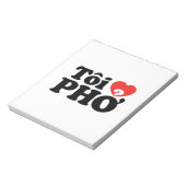 Bloc-note I Heart (Love) Pho (Tôi PHỞ) (Tourné)