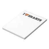 Bloc-note I Heart Sharts (Tourné)