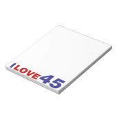 Bloc-note I Love 45 (Tourné)