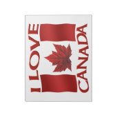 Bloc-note I Love Canada Souvenir Notepad Canada Cadeaux (Tourné)