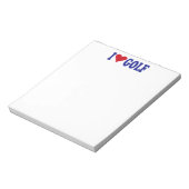 Bloc-note I Love Golf (Tourné)