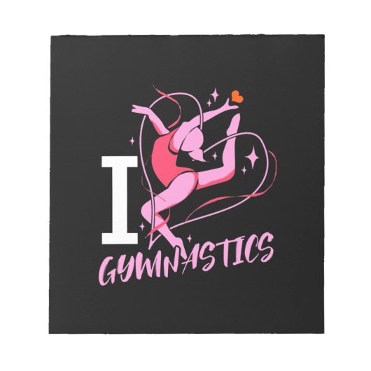 Bloc-note I Love Gymnastique (Devant)