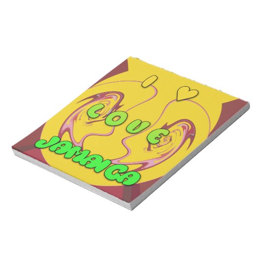 Bloc-note I love Jamaica (Tourné)