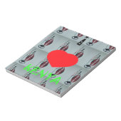 Bloc-note I Love Kenya Art Print (Tourné)
